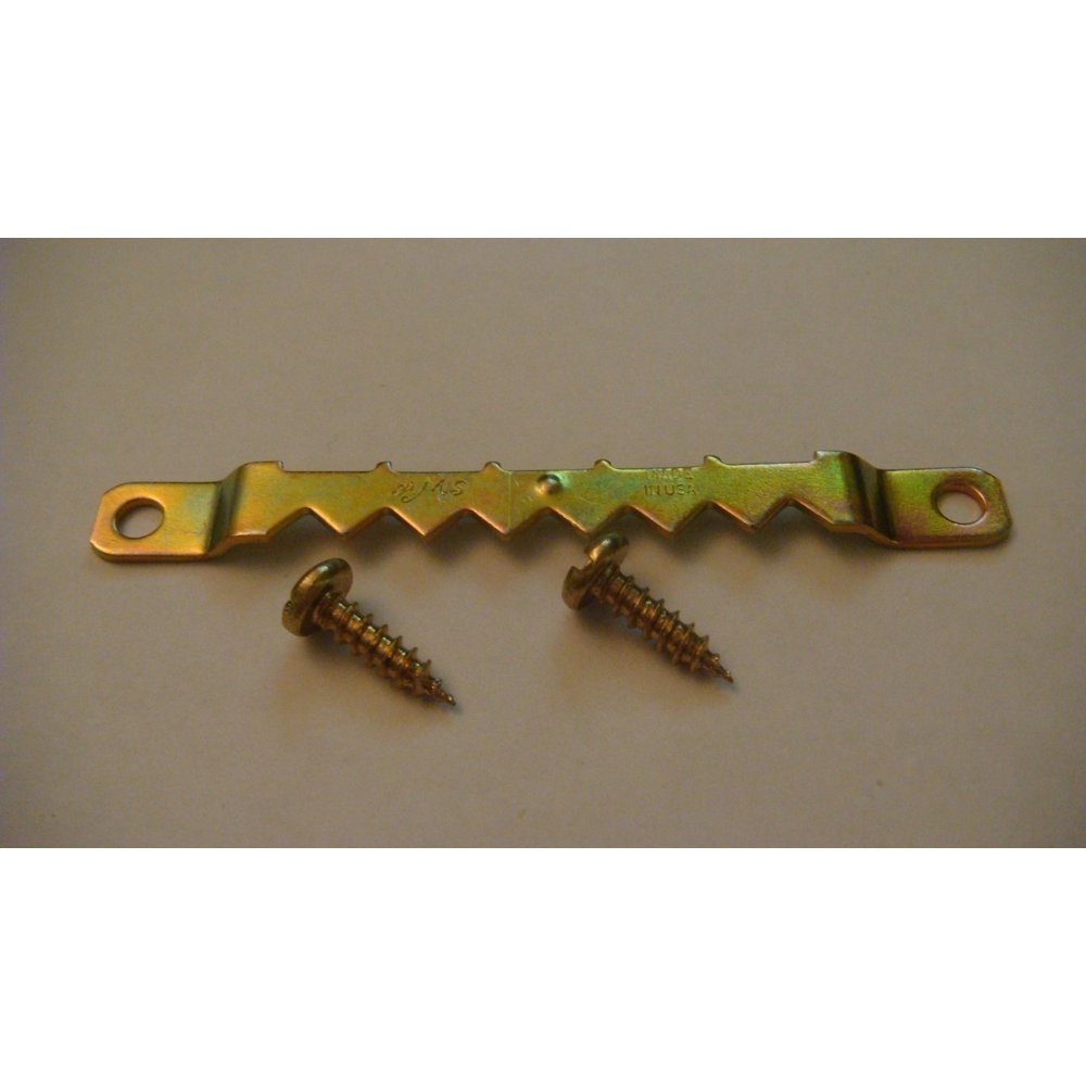 Sawtooth Picture Hangers for Staples or Screws 25/8" Inches Long