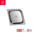 thumbnail image 1 of Diiib Floor Drain Deodorant Insect Proof 304 Stainless Steel Swirling Drainage Anti-blocking Filter Drain for Home Kitchen Balcony Washing Machine, 1 of 7