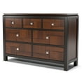 thumbnail image 1 of Furniture of America Delia Transitional 7-Drawer Wood Dresser in Walnut Finish, 1 of 5