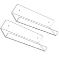 thumbnail image 4 of KAKOWELY Bathroom Storage Rack Clear Shower Shelves 2Pcs 14.93X4.32X3.07in, 4 of 8