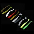 thumbnail image 4 of Almencla 10 Pièces Réaliste Doux T-Queue vers de Pêche Leurres Grub Jig Tête Appâts, 4 of 8