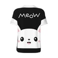 thumbnail image 3 of Rocae Cat Meow for Breathable Men's Baseball T-Shirt Fashionable Casual Baseball Jersey, Moisture-wicking Sportswear 3X-Large, 3 of 9