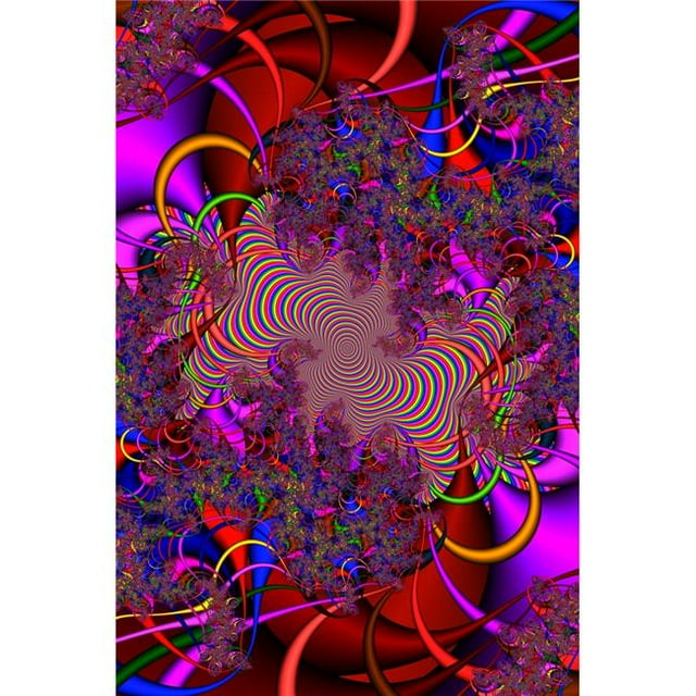 Posterazzi DPI1789270LARGE Multicolored Abstract Poster Print by Paul Sale, 26 x 38 - Large