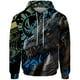 thumbnail image 2 of Sudadera con capucha informal de otoño para hombre, sudadera con capucha con estampado de dragón, orco y lagarto, ropa Y2k, sudaderas de calle Harajuku para hombre, 2 of 4