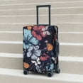 thumbnail image 6 of Pofeuu Flowers ad Butterflies Print Luggage Suitcase Cover Protector Luggage Washable Covers Aesthetic for 18/24/28/32 inch Luggage（No luggage included）-X-Large, 6 of 7