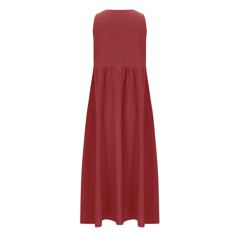 white christmas dresses Red Tank Dress