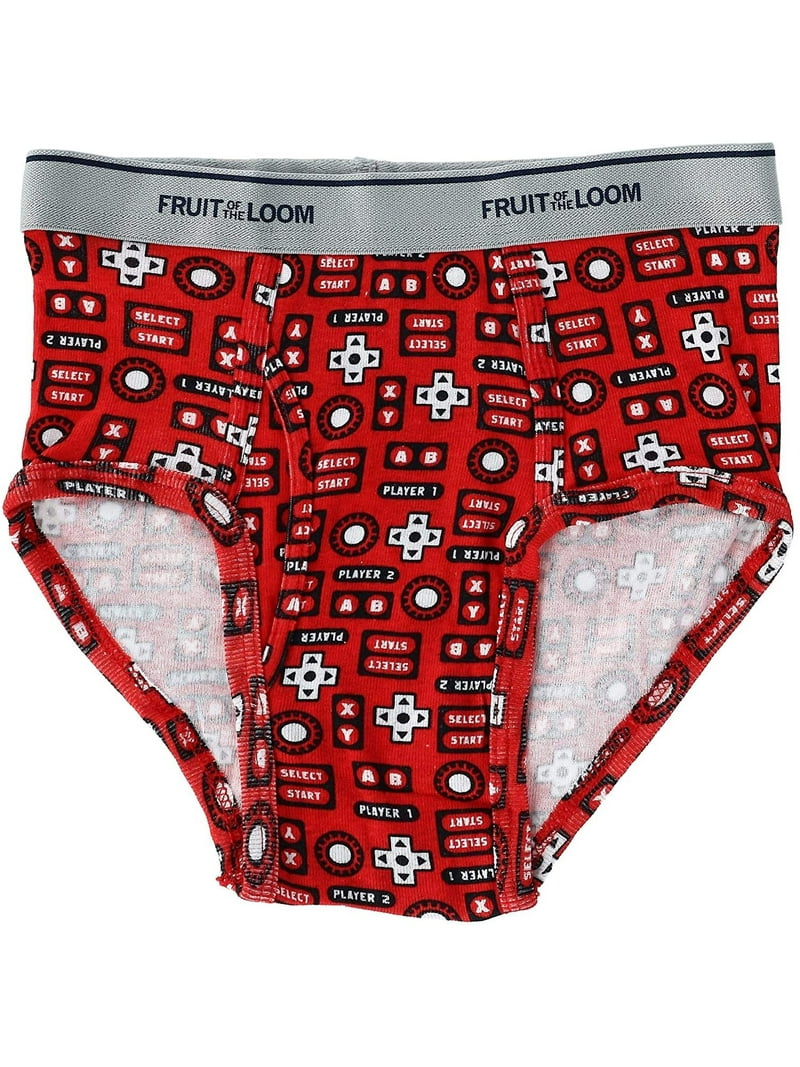 Fruit of the Loom Boys 5pk Print/Solid Fashion Brief - Walmart.com