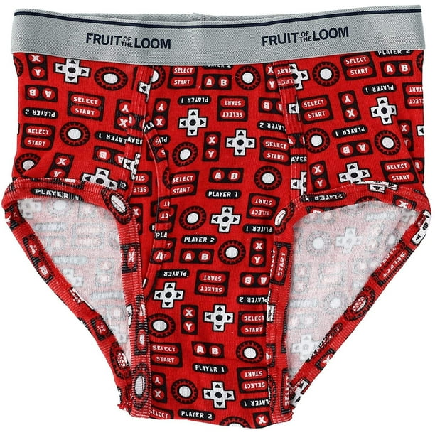 Fruit of the Loom Boys' Fashion Briefs, 5-Pack, Sizes S-XL 