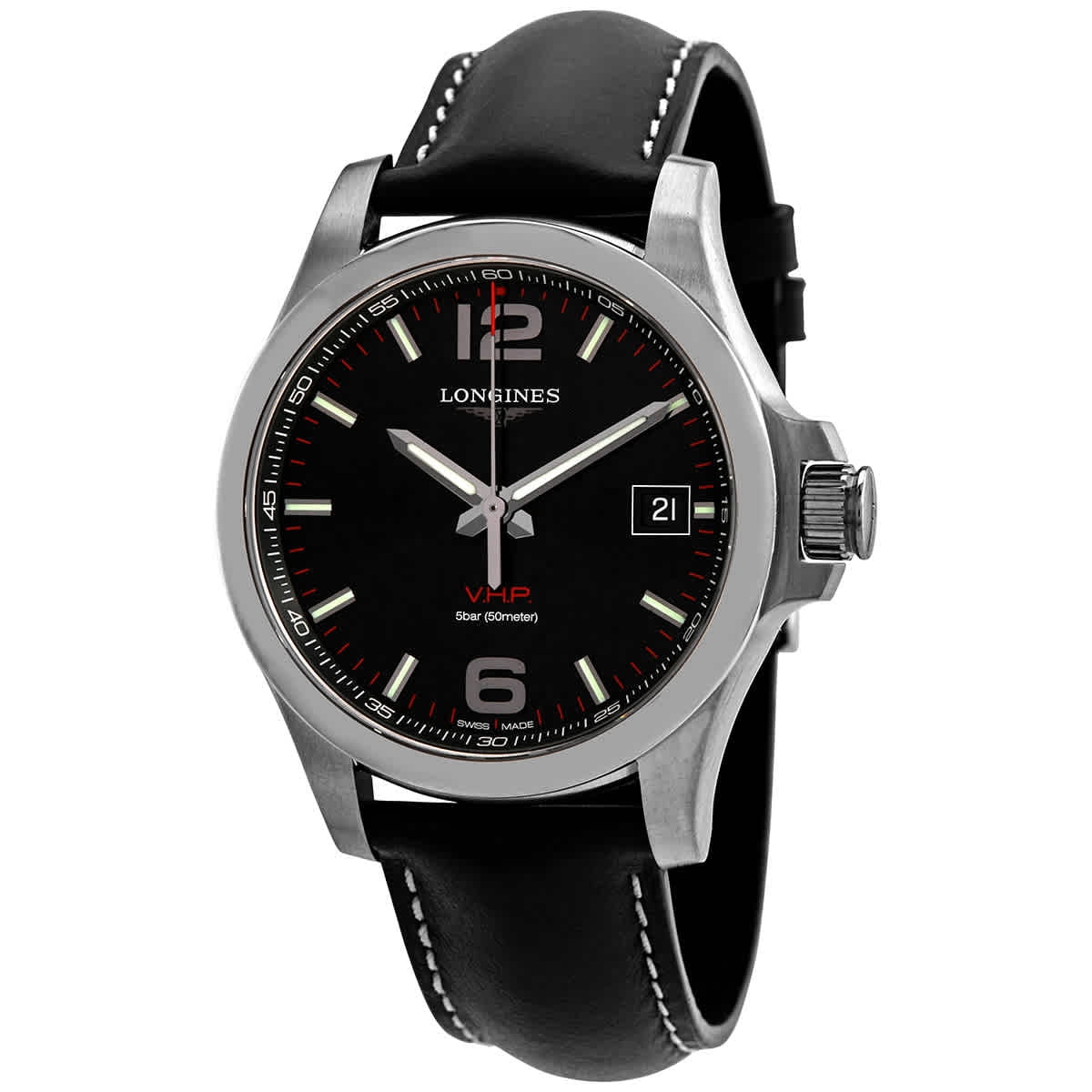 Longines Conquest V.H.P. Quartz Black Dial Mens Turkey Ubuy