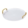 thumbnail image 4 of deevoka Serving Tray Food Round Tray with Handles for Restaurant Kitchens Living Room S, 4 of 9