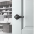 thumbnail image 3 of Baldwin Reserve FDDECRTRR190 Right Hand Full Dummy Decorative Lever and Traditional Round Rose Satin Black Finish, 3 of 4