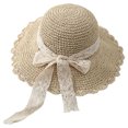 thumbnail image 1 of COMPUKAS 1Ud Sombrero De De Paja Beige Con Protección Solar Para Mujer, 1 of 6