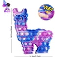 thumbnail image 3 of Juguetes sensoriales Push Bubble Toy Llama Pop Fidget, 4 paquetes, 3 of 4