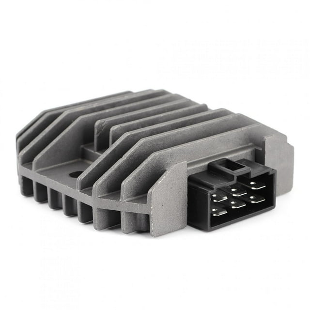 Régulateur 6Pin Régulateur en Alliage d'Aluminium Compatible avec Kawasaki ZX600D 1990-1992