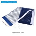 thumbnail image 2 of Uxcell Table Tennis Net Replacement Ping Pong Net String Tension Equipment Accessories Polyester Cotton, Blue, 2 of 6
