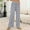 Navy, variant on Womens Pajama Pants Solid Stripe Drawstring Straight Leg Lounge Pants