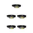 thumbnail image 2 of Maytalsory 1/2/3/5 Lampe Frontale 6 Modes Réglables USB Rechargeable Étanche Extérieur Nuit Camping Randonnée Escalade Lampe d'Urgence Sans Batterie 5 Pcs, 2 of 6