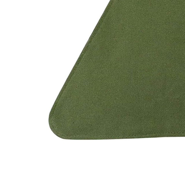 pitrice Toile Camping Triangle Tabouret Tissu Voyage Randonnée Jardinage Randonnée Vert Foncé
