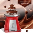 thumbnail image 3 of KAPAS Stainless Steel Chocolate Fondue Fountain, 3 Tiers Assembled, Perfect for Kid's Party, Holidays., 3 of 7