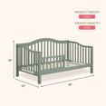 thumbnail image 2 of Dream On Me Austin Toddler Day Bed, Meadow Green, 2 of 8