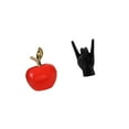 thumbnail image 6 of CarpNettore Ceramic Figurine Fruit Sculpture and Rock Hand Gesture Statue Creative Hand Sculpture for Home Cafe Study Room Apartment Bedroom Restaurant Holiday Decor, 6 of 8
