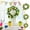 Multicolor, variant on Iumwxz Summer Saving easter eggs Easter Decorative Ester Eggs Wreath Artificial Flowers Stylish Wreath For Indoor And Outdoor Spring Celebrations easter gifts for kids Multicolor Plastic