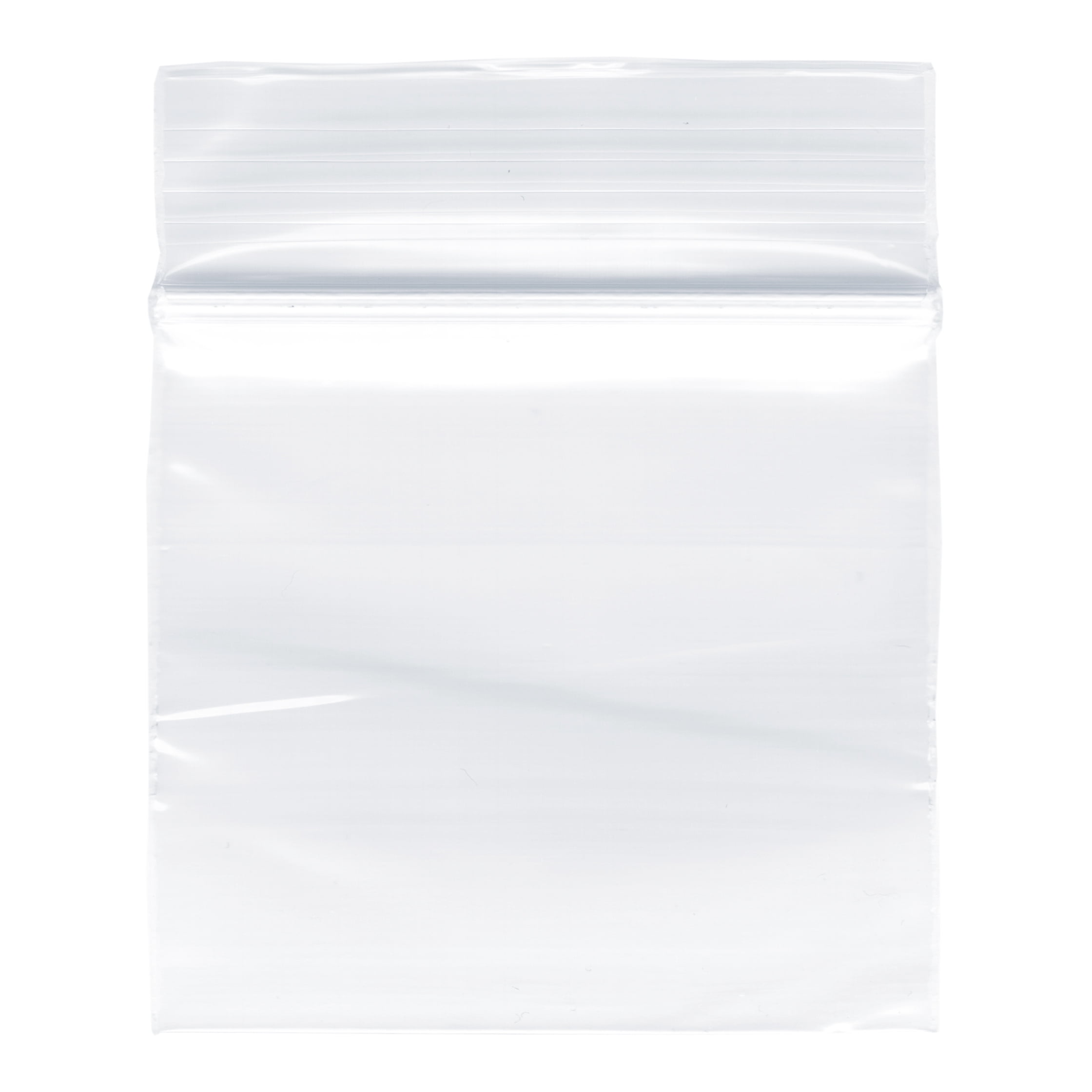 Reclosable 2x2 inch Plastic Zippy Bags White Block 100 count FREE SHIPPING 
