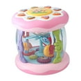 thumbnail image 1 of Juguete de tambor musical Strade Fareast Limited mesa de centro de actividades musicales Rosa giratorio, 1 of 8