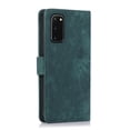 thumbnail image 4 of Nalacover Slim Wallet Case for Samsung Galaxy S20, for Women Men, Embossed Pattern PU Leather Shockproof Magnetic Clasp Credit Card Slots Flip Kickstand Phone Case+Wrist Strap,Green, 4 of 7