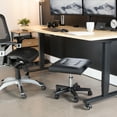 thumbnail image 6 of VIVO Black 2-in-1 Ergonomic Footrest, Height Adjustable Desk Stool, 6 of 8