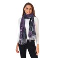 thumbnail image 2 of FORMRS Womens Scarf Winter Soft Long Big Warm Shawls Wrap Tassel Scarves, Roses and Pearls, 2 of 9