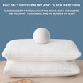 thumbnail image 4 of Wmhnj Ncleo de almohada de hotel con relleno de alta densidad para un soporte suave, tejido transpirable para un sueño confortable, inserto de almohada hipoalergnico para uso domstico., 4 of 9