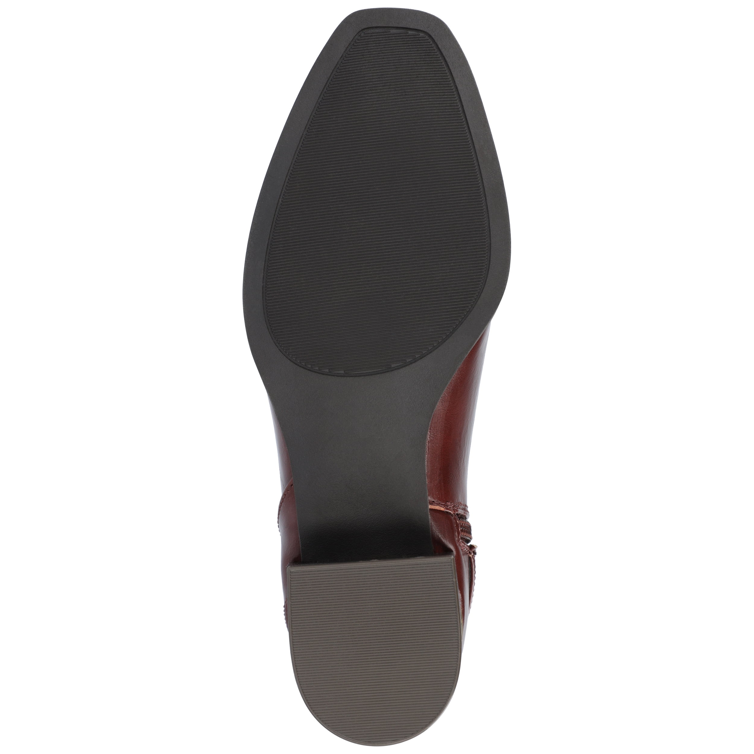 Journee Womens Elley Stacked Block Heel Square Toe Booties