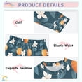 thumbnail image 3 of FORMRS Long Sleeve Top and Pants Pajama Set for Niños 2-Piece Sleepwear, Sizes 18M-8Y, Oranges Pattern, 3 of 6