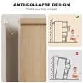 thumbnail image 7 of Modern Dresser, 4 Drawer Dresser for Bedroom with Metal Handle and Large Drawer, Wood Double Chest of Drawers and Storage Organizer for Living Room, Hallway, Entryway, 7 of 7