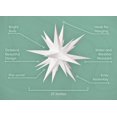 thumbnail image 6 of Elf Logic Christmas Moravian Star Hanging Light for Indoor Outdoor Decor Holiday LED Lights 21 inch, 6 of 9