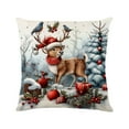 thumbnail image 2 of 3D Effect Christmas Pillowcase Cover - Festive Home Sofa Decoration, 2 of 6
