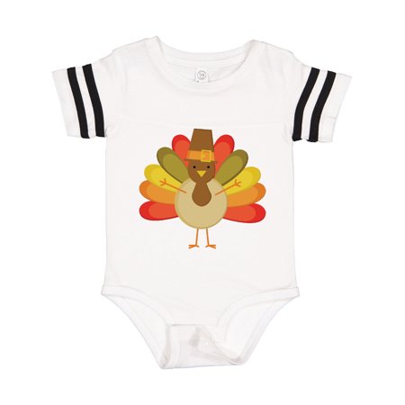 

Inktastic Thanksgiving Pilgrim Turkey Holiday Gift Baby Boy or Baby Girl Bodysuit