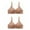Khaki, variant on SMihono Fashion Push Up Bras for Womens Strappy Full Coverage Comfortable Plus Size Wirefree Bralettes Wireless Everyday Bra Black 42