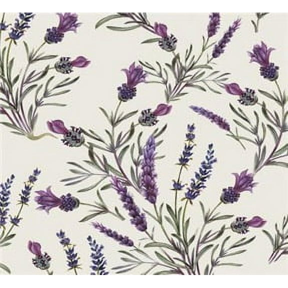 Lavender Twig Meadow - Decorative Floral Lunch Paper Napkins 40pcs - Perfect for Decoupage, Party, Birthday, Special Occasions, Weddings