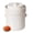 White, variant on Ceramic Fermentation Jar, Sealed Vegetables Kimchi Jar Canister, With Water Seal for Vegetable Fermenting and Sauerkraut Storage