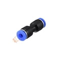 thumbnail image 2 of 8 piezas de conectores de empuje de 4mm o 5/32" conectores de tubo recto azules, 2 of 3
