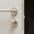 thumbnail image 3 of 2 Sets Door Latch Strike Plates Deadbolt Covers Stainless Steel Door Reinforcement Kit, 3 of 8
