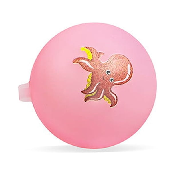 Bomba De Agua Pelota absorbente para jugar en la playa al aire libre, juguete de agua de dibujos animados de silicona, rosa Wdftyju Libre de BPA
