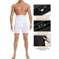 thumbnail image 5 of Men's Tummy Control Shapewear Shorts High Waist Slim Belly Underwear Compression Seamless Boxer Brief Body Shaper, 5 of 6