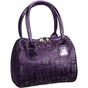 Modella Text Glitz Duffle, Purple, 1ct