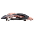 thumbnail image 4 of Clip de pelo automático francés Barrette Clip de estilo de pelo de moda para mujer dama Negro Colcomx Pinza de pelo de acrílico simple, 4 of 8