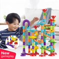 thumbnail image 1 of Duploe Blocks DIY Track Pipe Building Blocks For Children Ball Circuit Marble Race Run Maze Balls Educational Toys Gift heqiyong LED, 1 of 2