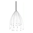 thumbnail image 1 of Tignapoo 20-Claw Stainless Steel Head Massager with Extendable Back Scratcher and Finger Massager Ring Set in White Box Packaging, 1 of 5