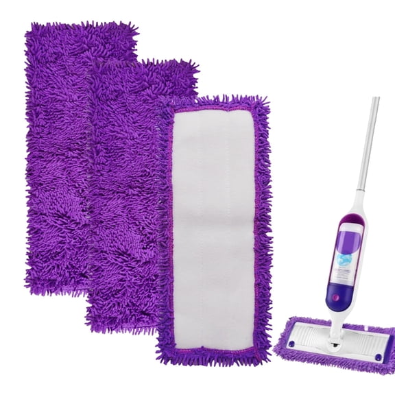 Mop Pads, Power Mop Refills Microfiber Power Mop Mopping Pads for Powermop Multi-Surface & Wood Mop Kit All Types of Floor Cleaning